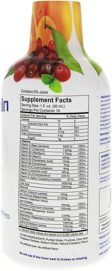 1st Step for Energy Liquid Multivitamin &amp Mineral Citrus Burst 16 fl oz (1 pt) 473 ml