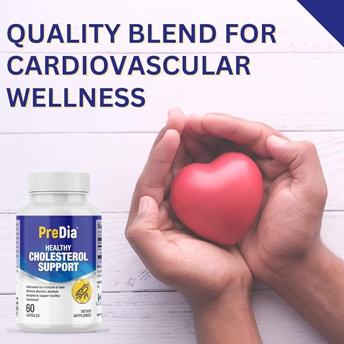 PREDIA - Healthy Cholesterol Support - (Policosanol 20 mg)