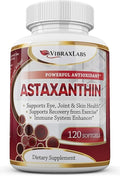 Astaxanthin 10mg Supplement/Best Pure Antioxidant from Microalgae Helps Skin Care &amp Eye Arthritic Joints Healthy Aging Boosting Energy 120 Non-GMO Softgels - Premium Astaxanthin Supplements