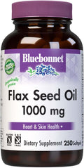 Bluebonnet Flaxseed Oil Softgels 1000 mg 250 Count