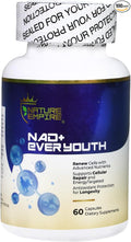NAD+ Cellular Renewal Anti-Aging 4 in 1 Complex Supplement with L-ErgothioneineNicotinamide Riboside (NR) &amp NAD+ European Bilberry Antioxidant Support for Energy &amp Aging 60 Capsules