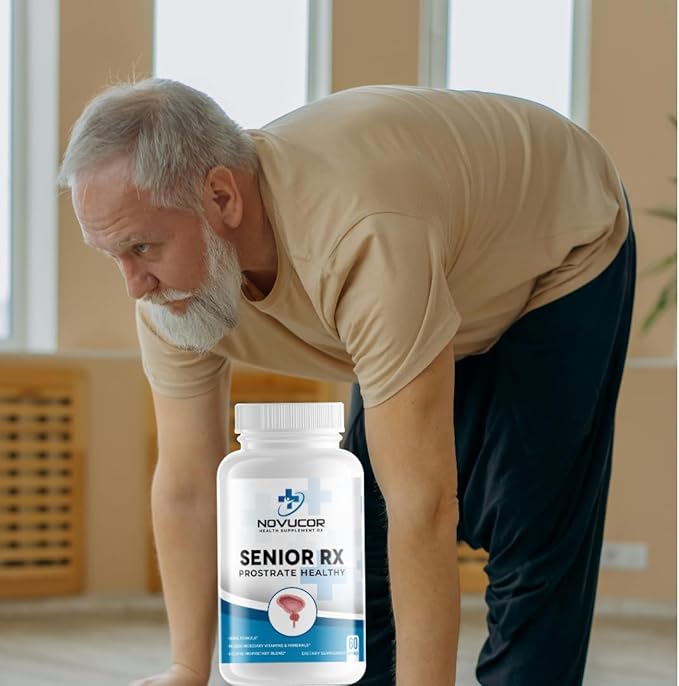 Prostate Health Formula 60 Veggie Capsules Natural Wellness Support Senior Rx Series