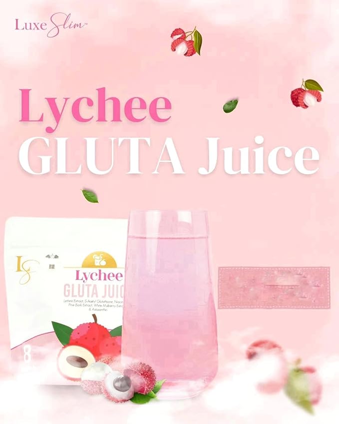 Luxe Beauty Lychee Gluta Juice 21g x 8 Sachets