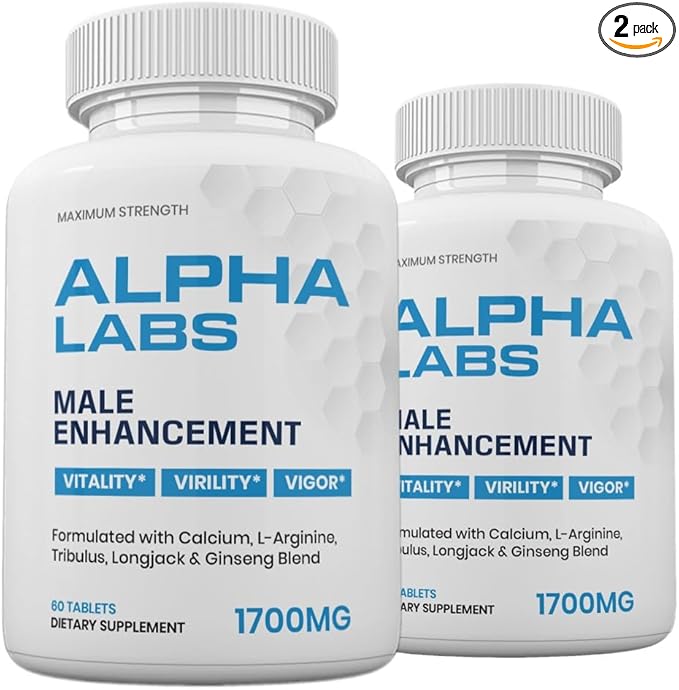 Zonata (2 Pack) Alpha Labs Dietary Supplements for Men Naturally Enhance Performance Endurance and Energy Levels Natural Formula to Sustain Energy &amp Performance Levels (120 Tablets)