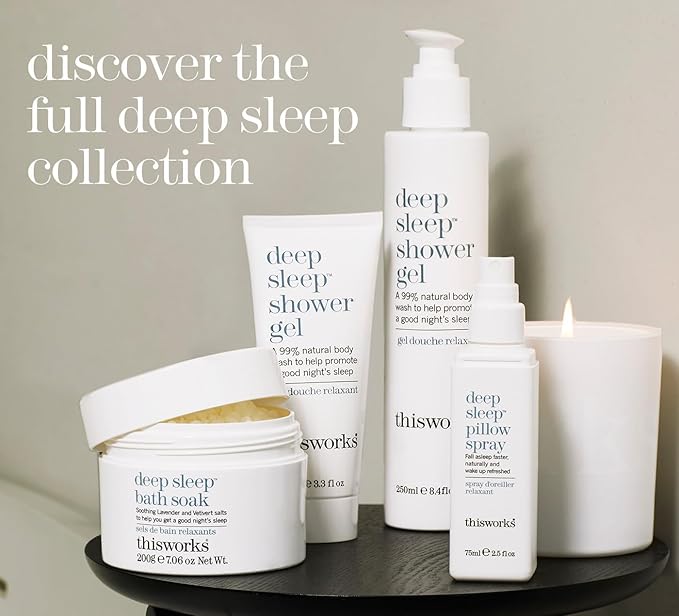 This Works Sleep Plus Pillow Spray 50 ml - Motion-Activated Sleep Spray Infused with Lavender Camomile and Vetivert - Science-Backed Pillow Spray Designed to Aid Restless Sleepers