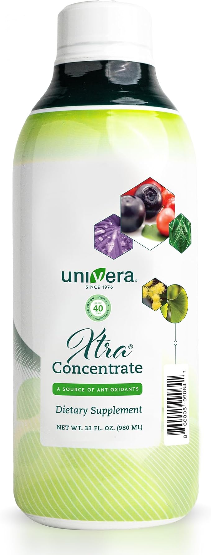 Xtra Concentrate Vitamin B Complex Vital Energy 15 All-Natural Ingredients Supports Stress Management and Joint Health Enhanced Antioxidant Protection Liquid 30-Day Supply 33oz Bottle