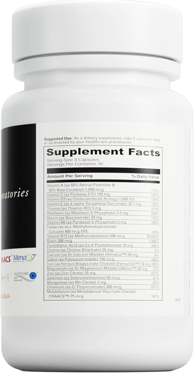DAVINCI Labs - Daily Best Women - A Dietary Supplement with Vitamin B6 Vitamin B12 Vitamin C Vitamin K2 and More - Vegetarian Gluten-Free - 90 Capsules