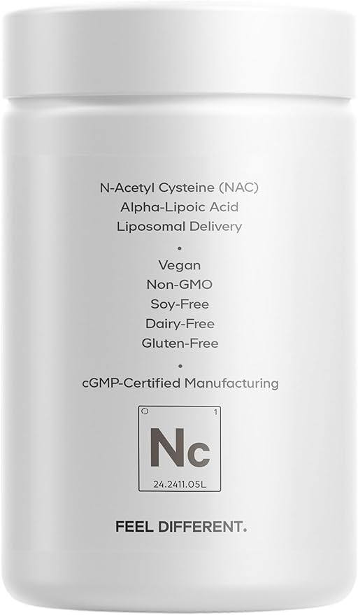 Codeage Liposomal NAC+ Platinum - N-Acetyl L-Cysteine Vitamin C Alpha Lipoic Acid Selenium - 2-Month Supply - Helix Liposomal Delivery - Phospholipid - Non-GMO NAC Dietary Supplement - 120 Capsules