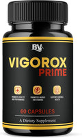 BLUE VIBE Vigorox Prime Maximum Strength Daily Overall Health Management Support Supplement Formula VigoroxPrime Premium Energy and Overall Support Supplement Pills (1 Pack - 60 Capsules)