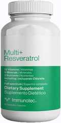 Immunotec - Multi+ Resveratrol - Full Spectrum Dietary Supplement - 13 Vitamins 5 Minerals 3 Nutrients with Chlorella