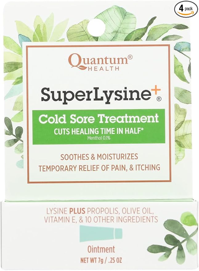 Quantum Research Super Lysine+ Cream 7 Gm (Pack of 4)