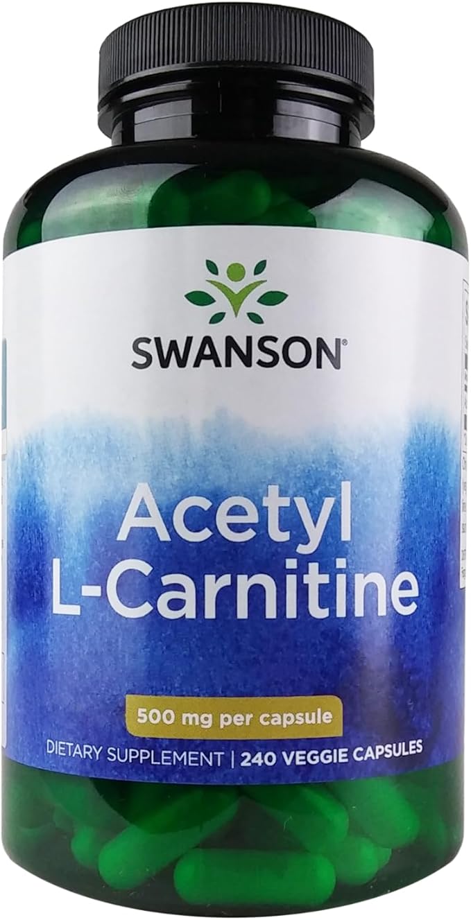 Swanson Acetyl L-CARNITINE 500MG 240 Veg Cap