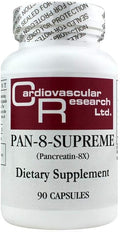 Cardiovascular Research Pan-8-supreme Pancreatin White 90 Count