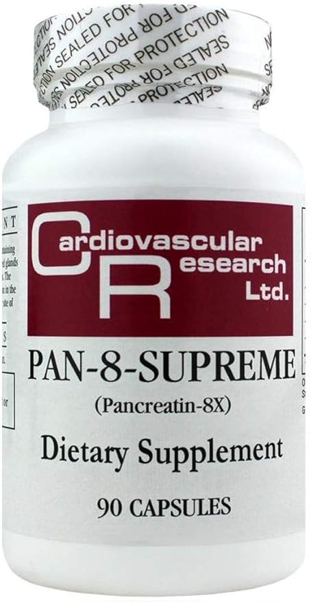 Cardiovascular Research Pan-8-supreme Pancreatin White 90 Count