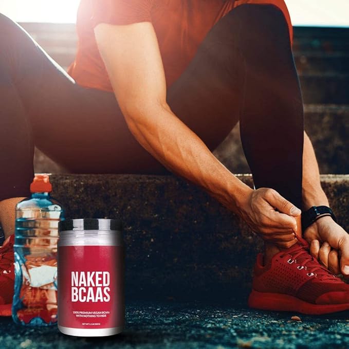 Naked Pure Creatine Monohydrate 100 Servings + 100 Servings Unflavored Naked BCAAs Vegan Bundle