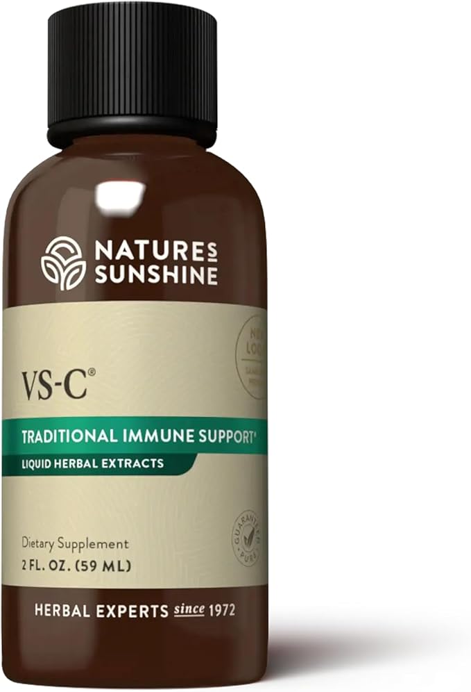 Nature's Sunshine VS-C Liquid 2 fl. oz. Kosher | Natural Immune System Support and Healthy Respiratory Tract Defense
