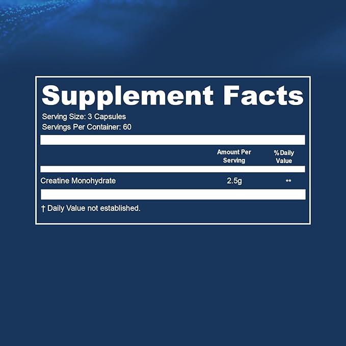 Opti + Creatine Monohydrate Capsules | Support Muscle Recovery Energy and Healthy Stamina* | Daily Creatine Supplement | 180 Capsules/60 Servings
