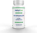 Methyl-Life® Pure L-Methylfolate 7.5mg + Vitamin B12 (Hydroxy B12 &amp Adenosylcobalamin) | Active 5-MTHF Calcium with Cerebrofolate® | Vegan Non-GMO Gluten-Free | 90 Chewable Tablets