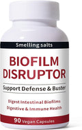 Biofilm Disruptor UTI Defense Gut Detox Cleanse W/Lipase &amp Glucoamylase Defense &amp Buster for Gut &amp Immune Health Enzymes for Stomach Digestion - 60 Vegan Capsules