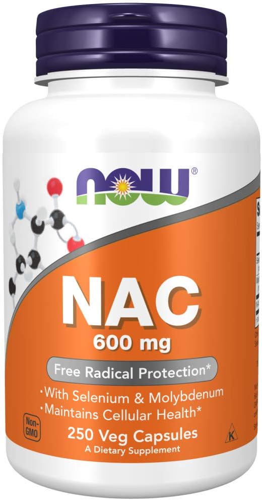 NOW Supplements Bromelain 2400 GDU/g - 500 mg Natural Proteolytic Enzyme* 120 Veg Capsules &amp Supplements NAC 600 mg with Selenium &amp Molybdenum 250 Veg Capsules