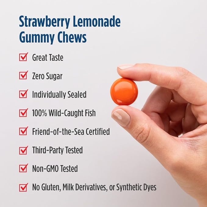 Nordic Naturals Children’s Eye Health Gummies Strawberry Lemonade - 30 Gummies for Kids - 484 mg Total Omega-3s DHA Lutein &amp Zeaxanthin - Brain Health Antioxidant Support Non-GMO - 30 Servings