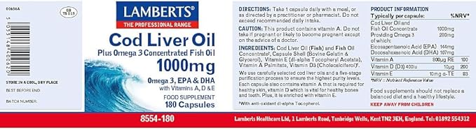 ACEITE HIGADO BACALAO 1000MG L