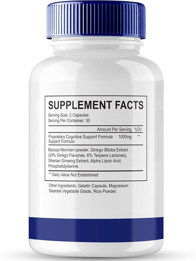 Brain Savior Brain Supplements for Memory and Focus Capsules BrainSavior Advanced Formula Brain Health Support - Maximum Strength Nootropics Brain-Savior All Natural Support Reviews (5 Pack)