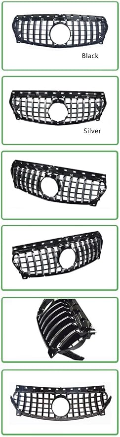 for CLA Class W117 AMG GTR GT R Grille CLA200 CLA220 CLA260 CLA45 2013 2014 2015 2016