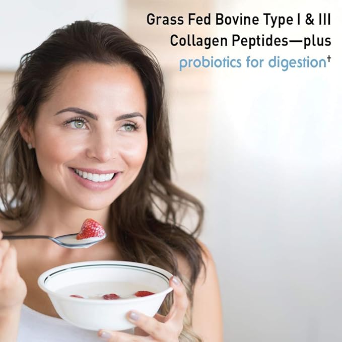 Garden of Life Dr Formulated Once Daily 3-in-1 Complete Prebiotics Postbiotics &amp Probiotics &amp Collagen Peptides Grass Fed 19.75 Ounce