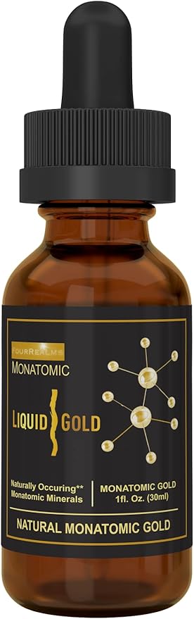 Ormus Monoatomic Gold Rich in Pure M-State Minerals &amp White Powder Gold - Pure 24k Gold -Trace Mineral Solution 1 oz