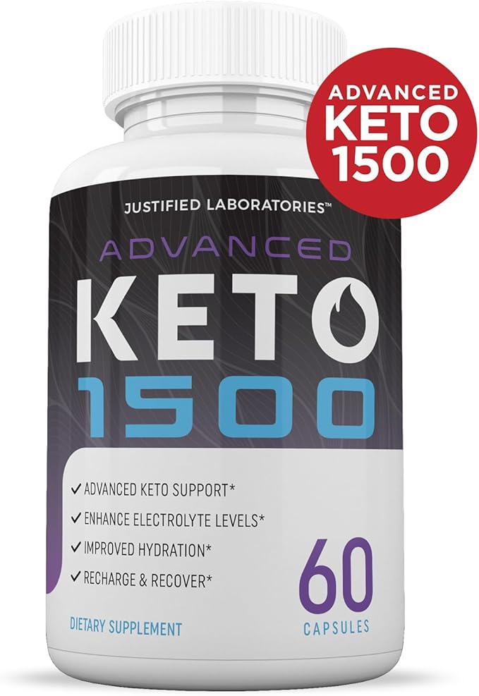 (3 Pack) Advanced Keto 1500 Keto Pills 1275MG New &amp Improved Formula Contains Apple Cider Vinegar Extra Virgin Olive Oil Powder Green Tea Leaf 180 Capsules