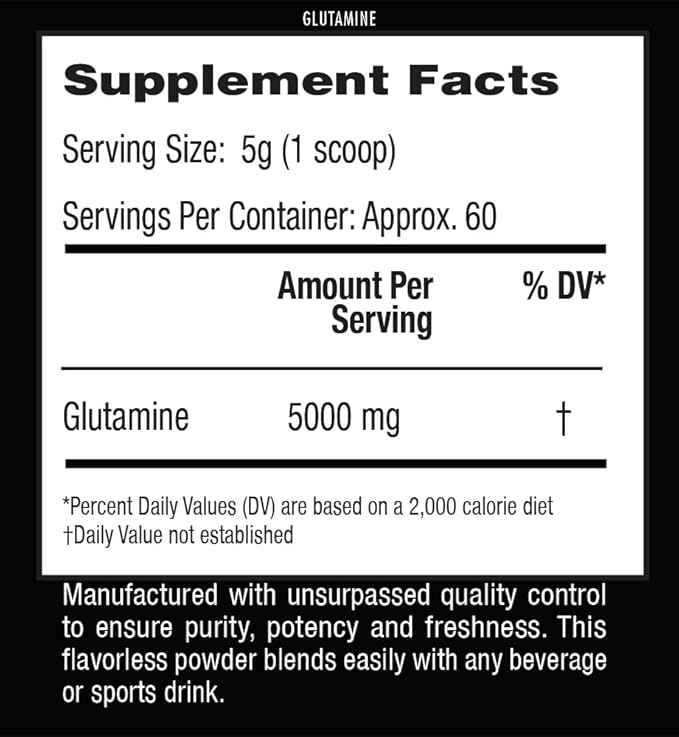 ReFUEL Glutamine 300g 60 Servings Unflavored