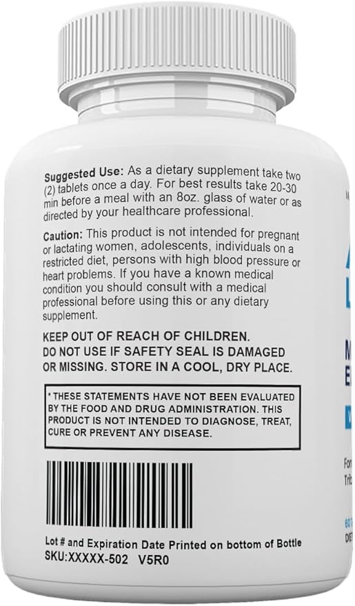 Zonata (2 Pack) Alpha Labs Dietary Supplements for Men Naturally Enhance Performance Endurance and Energy Levels Natural Formula to Sustain Energy &amp Performance Levels (120 Tablets)
