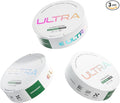Ultra Focus Nootropic Pouches (Wintergreen 3 Cans) Nicotine-Free Caffeine-Free Enfinity Paraxanthine Vitamin B6 + B12 L-Theanine Alpha-GPC Ginseng Plant-Based Energy Pouches