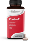 LifeSeasons Choles-T - Cholesterol Support Supplement - Supports Healthy Cholesterol Levels &amp Enhances Liver Function - Red Yeast Rice CoQ10 Guggul &amp Phytosterols - 90 Capsules / 30-Day Supp