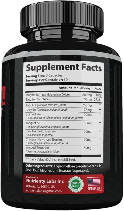Performance XL Male Pills Advanced Formula* Performance XL Dietary Supplement 90 Capsules