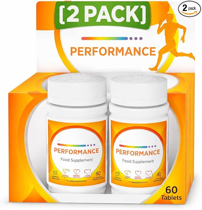 Centrrum Performance Multivitamin &amp Mineral Tablets 60 Count Including Vitamin C D and Iron (Pack of 2)