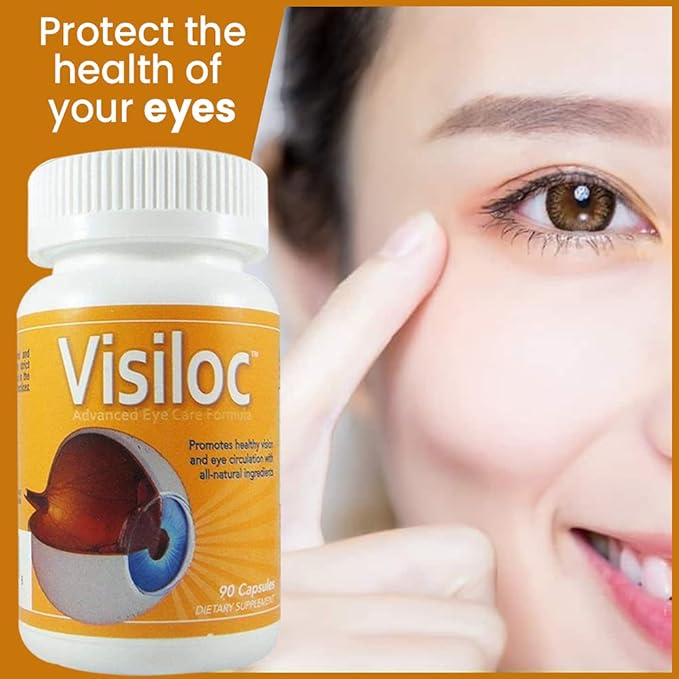 Vision Nutra Visiloc with Nattokinase 3000 FU NSP-2 &amp Vitamin K2 | Support Macular Function Visual Clarity &amp Circulatory Wellness | 90 Vegan Capsules