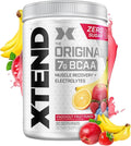 Xtend Original BCAA Powder 7g BCAAs and 2.5g L-Glutamine for Muscle Recovery Hydration and Lean Muscle Sugar Free Intra and Post Workout Drink with Electrolytes Knockout Fruit Punch 30 Servings