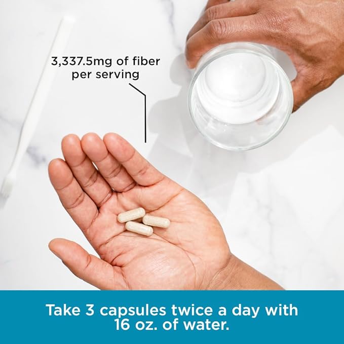 Pure for Men Stay Ready Fiber Extra Strength Supplement | Digestive Regularity | Bowel Movement &amp Gut Health Support | Vegan Cleanliness | Proprietary Formula | 120 Vegan XL Capsules