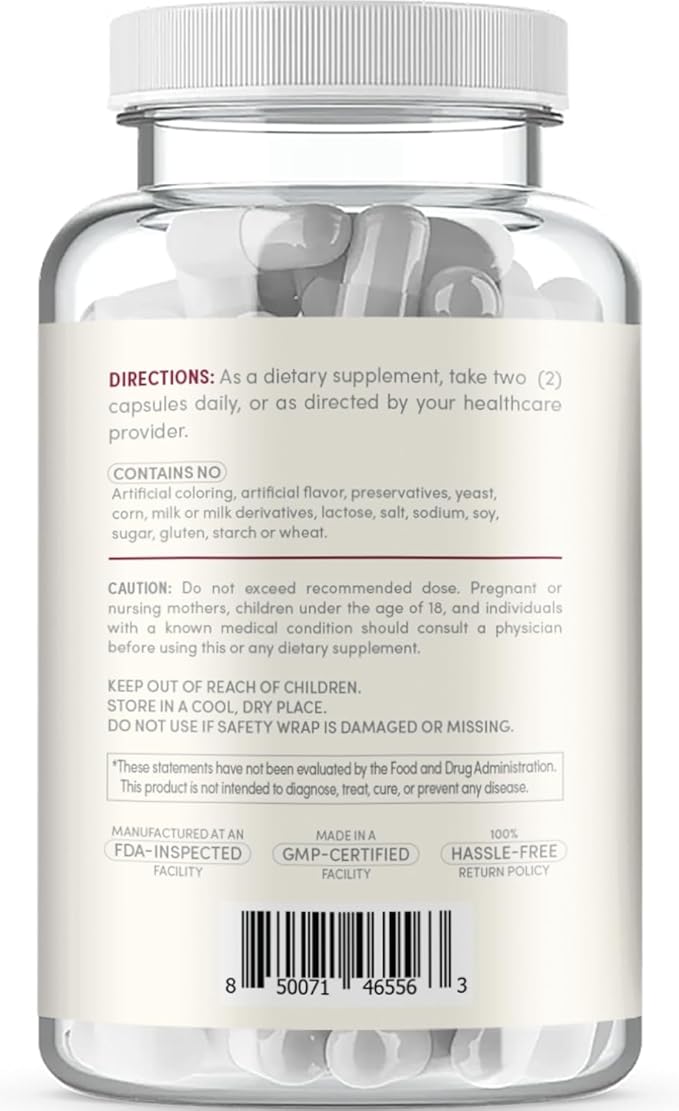 Herbal Uric Acid Support Formula - Kidney &amp Uric Acid Cleanse &amp Detox with Chanca Piedra Tart Cherry Celery Seed Bromelain &amp Cranberry Extract - Made in a GMP Certified Facility (90 Servin