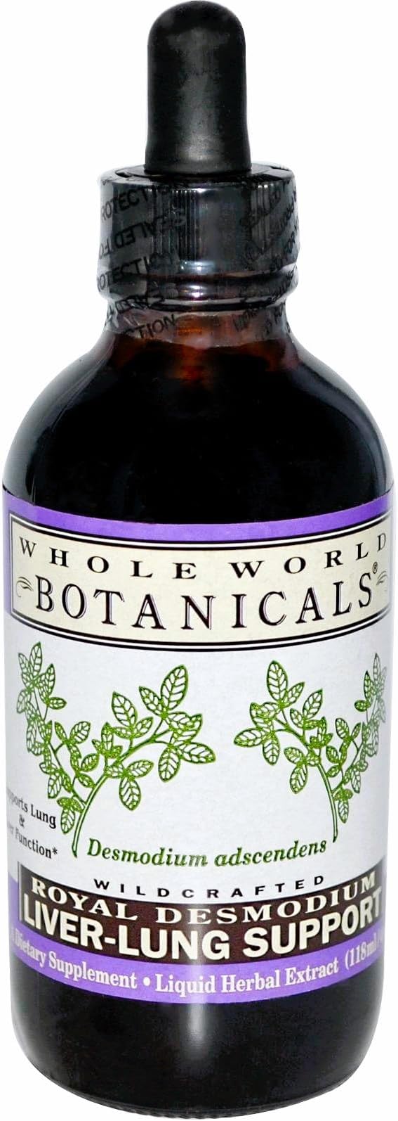 Whole World Botanicals Liver Lung Support Royal Desmodium -- 4 oz by Whole World Botanicals