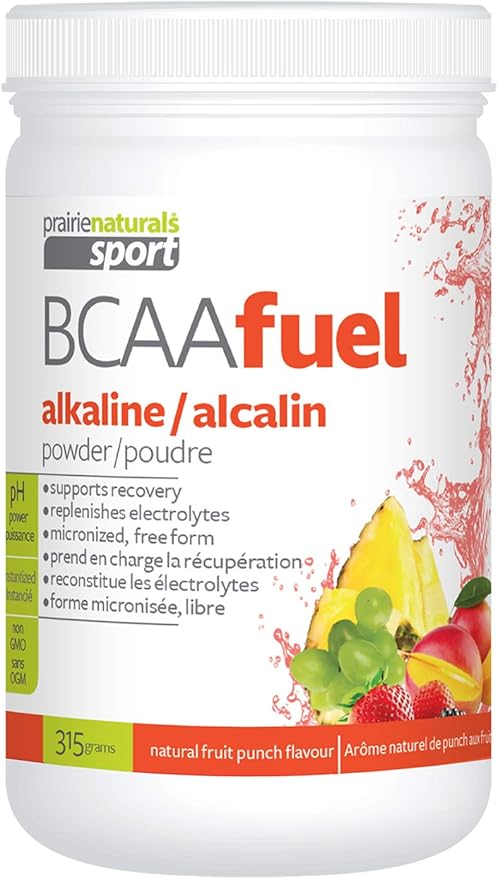 Prairie Naturals PH Balanced BCAA Fuel Fruit Punch 11.2 Ounce