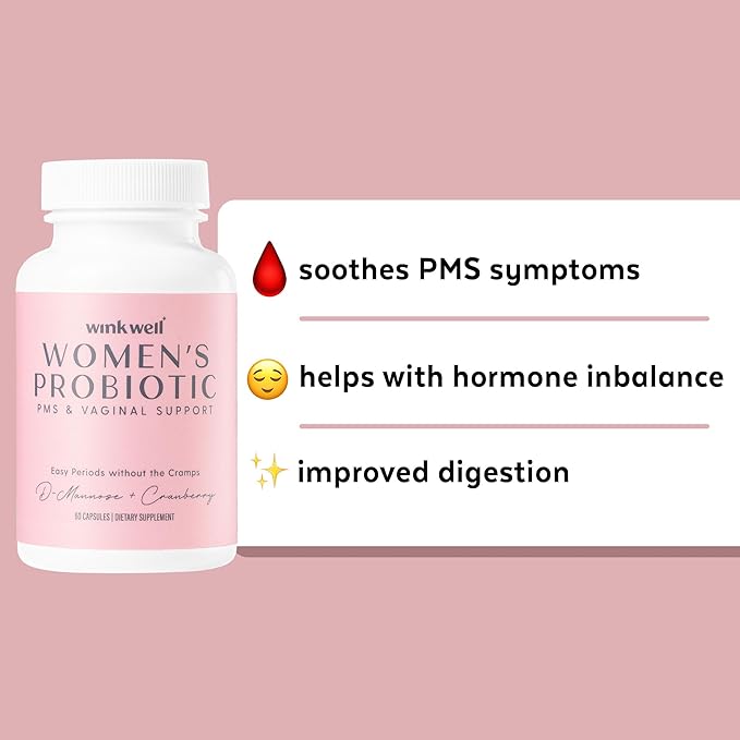 Women's Probiotic | Vaginal Health Probiotic | 14 Billion CFU Pre &amp Pro Blend | UTI Support with D-Mannose and Cranberry Extract | Urinary Tract Health Support | Digestive enzymes and Gut Health