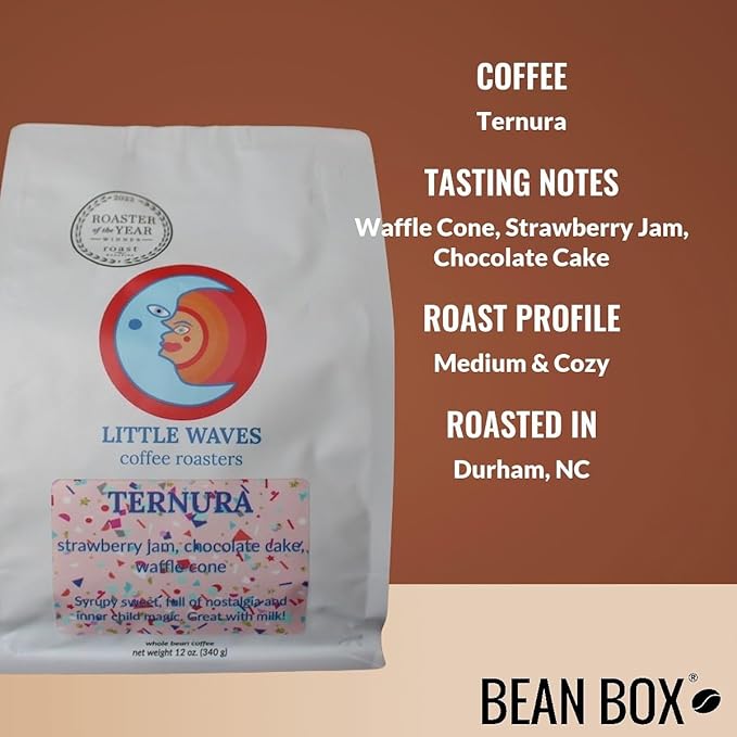 Ternura - Roasted by Little Waves Coffee - Whole Bean Coffee - 2 Pound Bag