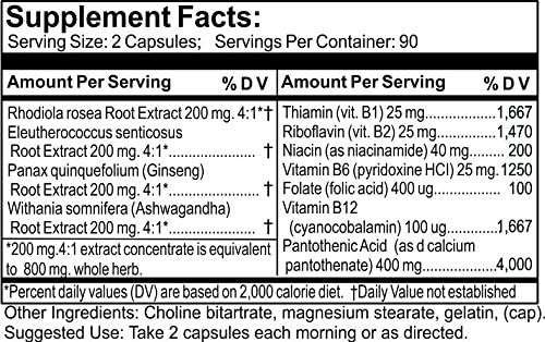 Ultra Adrenal Complex Capsules (180)