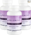 Relumins Labs Thio-Glow Chewable Sublingual Glutathione Complex with Biotin VIT C &amp E Plus Grapeseed Polyphenols – 330mg Gluta Per Serving – 4X More Effective Spring Glow Essential x 3 Bots