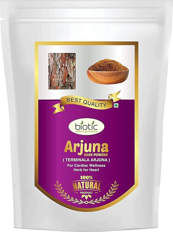 Astha Biotic Natural Arjuna Bark Powder (Terminalia Arjuna) - 200 g. | Herbal Powder for The Heart
