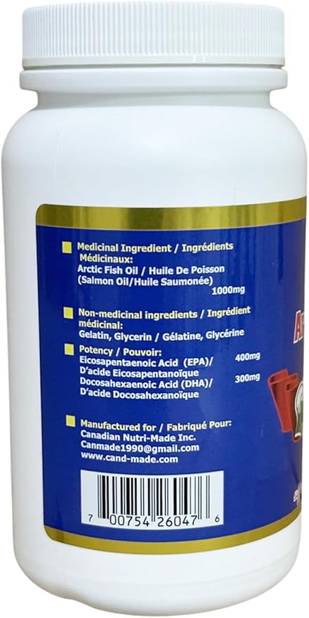 Enhance-High Doee Arctic Fish Oil 80 Softgel Capsules