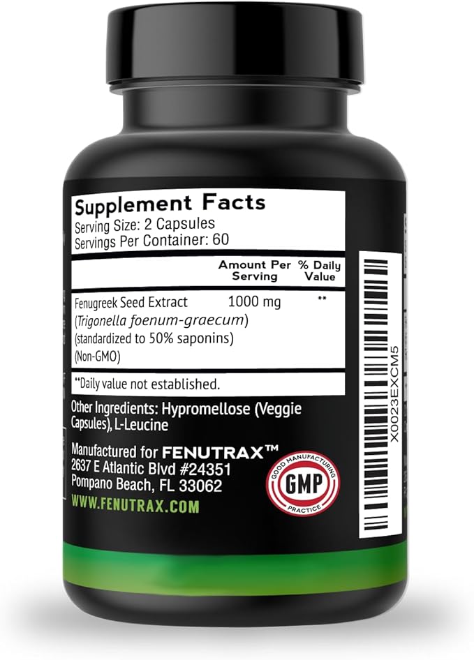 VitaMonk Essential Amino Acids and Fenugreek Seed Extract Capsules - Power &amp Vitality Boost Pack for Enhanced Energy and Wellness
